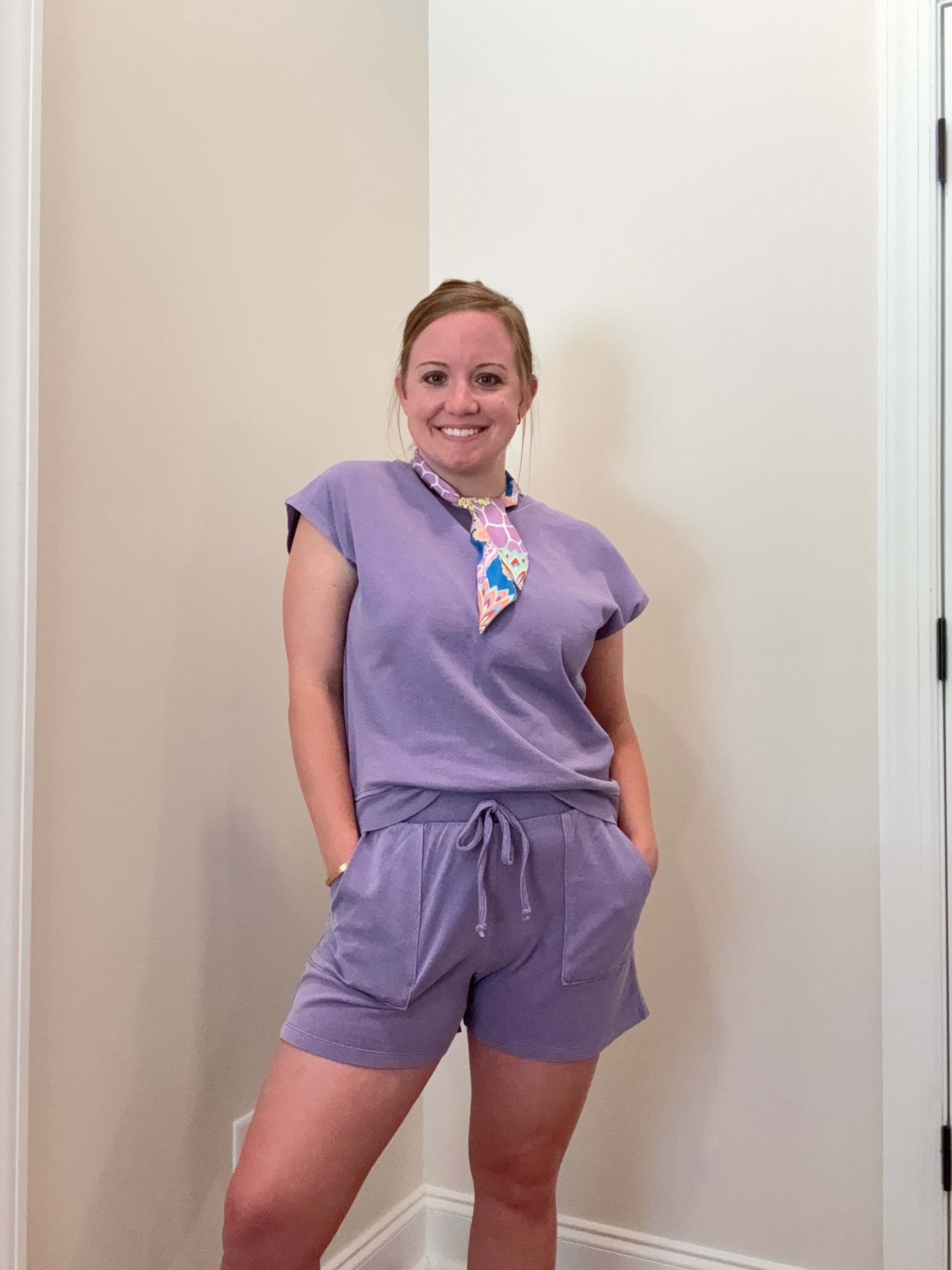 Dusty Purple Two-Piece Set