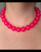 Pink Beaded Necklace