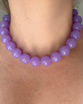 Lavender Beaded Necklace