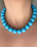 Baby Blue Beaded Necklace