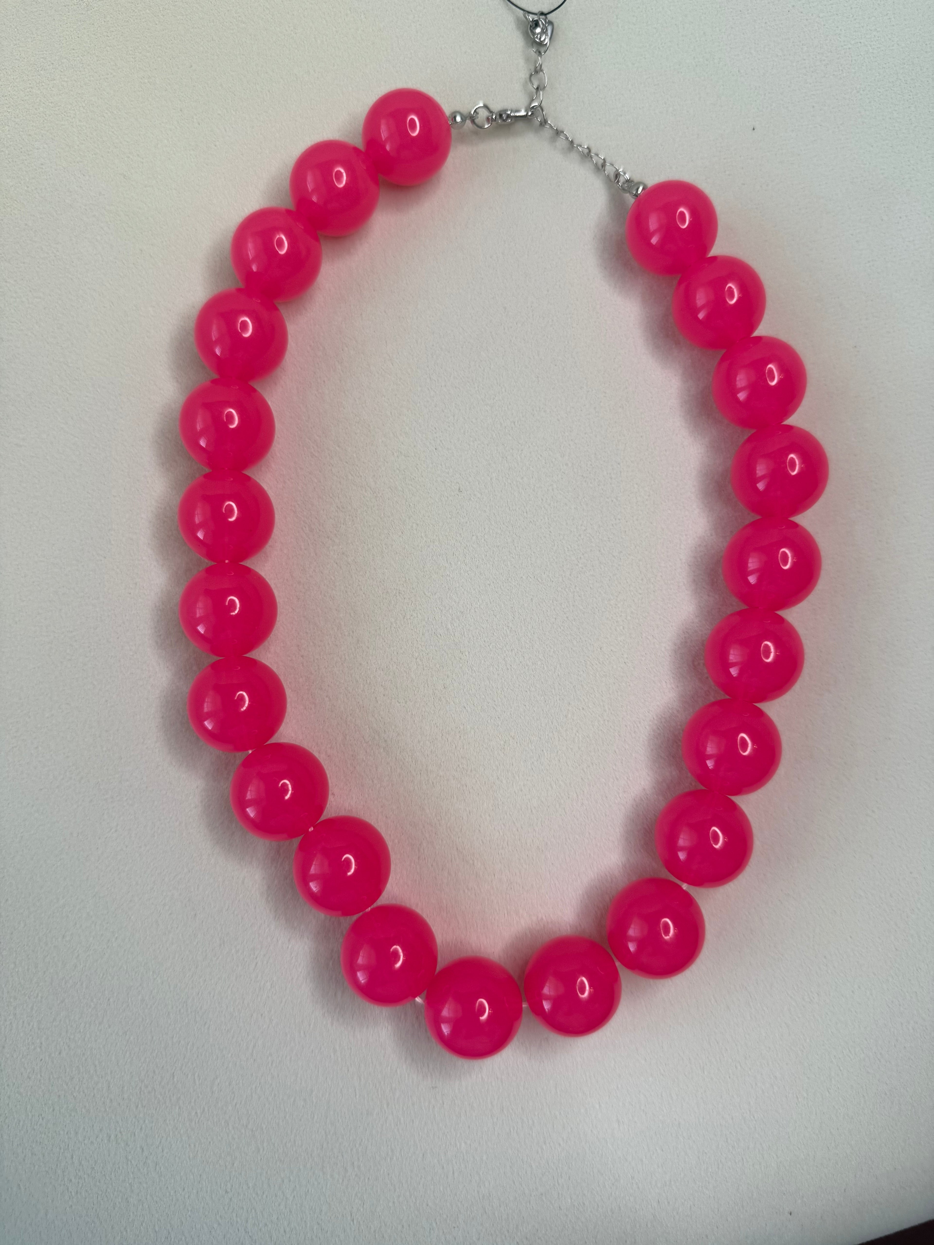 Pink Beaded Necklace