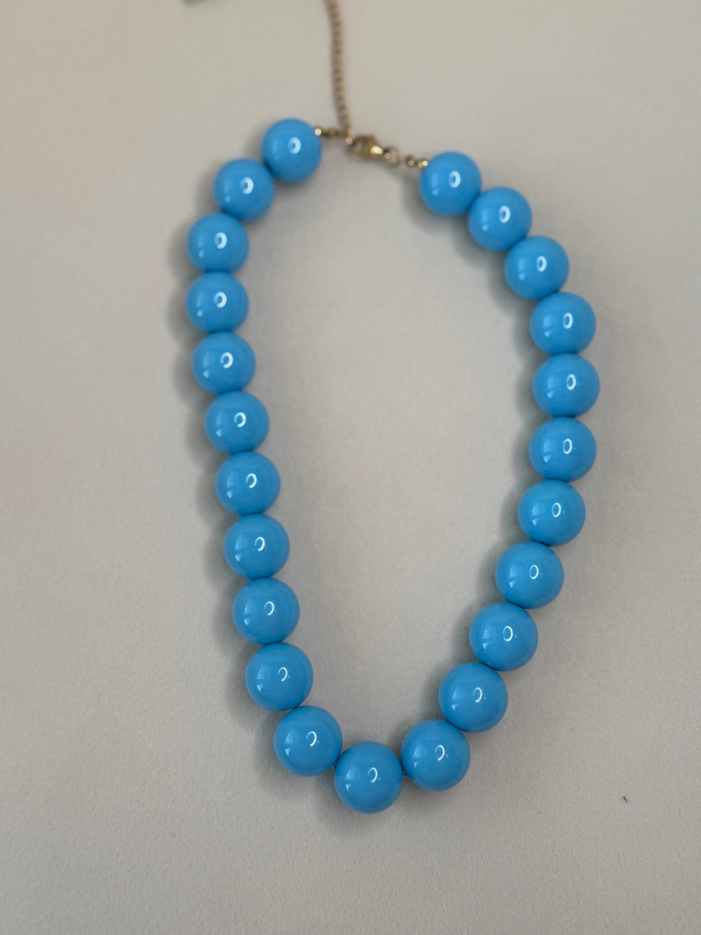 Baby Blue Beaded Necklace